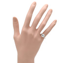ハリーウィンストン Harry Winston ラウンドカット マイクロパヴェ ダイヤ プラチナシルバー Pt950 ダイヤモンド リング 指輪 5.5号