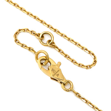 ヴァンクリーフアーペル Van Cleef & Arpels スウィート アルハンブラ ペンダント パールホワイト×イエローゴールド K18YG マザーオブパール ネックレス 白 シェル Au750 18K