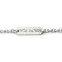 ヴァンクリーフアーペル Van Cleef & Arpels ヴィンテージ アルハンブラ VCARFP9XG00 ホワイトゴールド K18WG ネックレス ギヨシェ Au750