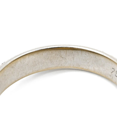 カルティエ Cartier トリニティ セミパヴェ ダイヤ ホワイトゴールド×イエローゴールド×ピンクゴールド K18WG K18YG K18PG ダイヤモンド #48(JP8) リング 指輪 3カラー 3連リング 18K 750 7.5号