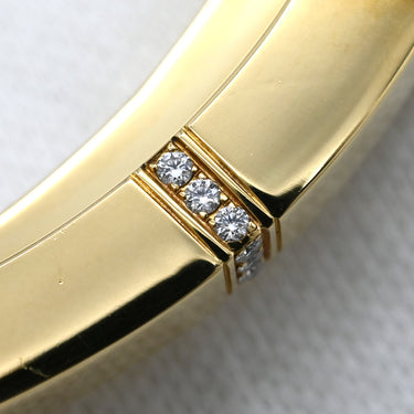 ティファニー Tiffany & Co Tスクエア ラップ イエローゴールド K18YG ダイヤモンド ブレスレット バングル 750 18K YG ダイヤ