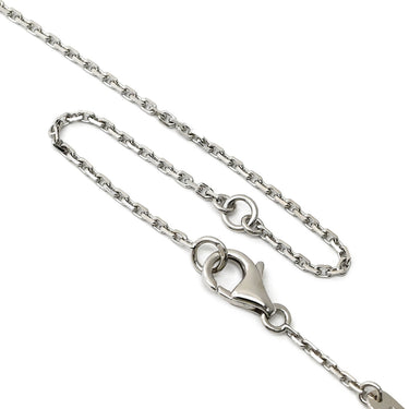 ヴァンクリーフアーペル Van Cleef & Arpels ヴィンテージ アルハンブラ VCARF48700 パールホワイト×ホワイトゴールド K18WG ホワイトマザーオブパール ネックレス シェル