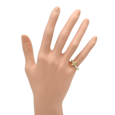ティファニー Tiffany & Co T ワン ナロー ダイヤ イエローゴールド K18YG ダイヤモンド リング 指輪 T&Co. Au750 18K 6.5号