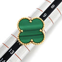 ヴァンクリーフアーペル Van Cleef & Arpels マジック アルハンブラ グリーンXイエローゴールド K18YG マラカイト #51(JP11) リング 指輪 Au750 18金 マラカイト 11号