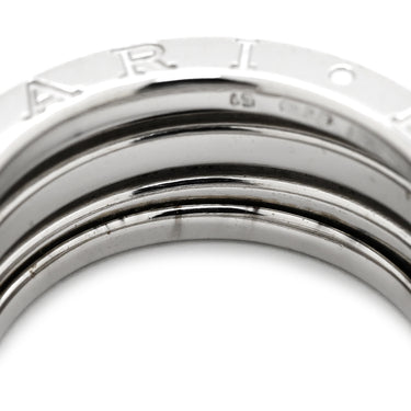 ブルガリ BVLGARI ビーゼロワン B-zero1 2バンドリング ホワイトゴールド K18WG #51(JP11) リング 指輪 750 18K 18金 WG 10号
