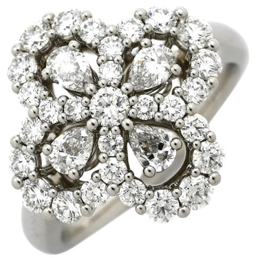 ハリーウィンストン Harry Winston ミニループ フルモチーフ リング FRDPRP1ML4C-050 プラチナシルバー Pt950 ダイヤモンド リング 指輪 33石 ダイヤモンド 8.5号