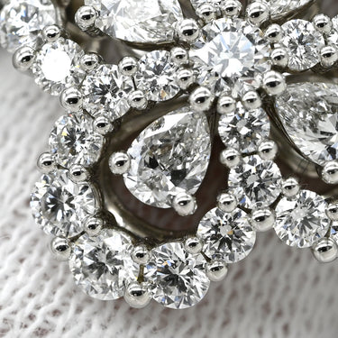 ハリーウィンストン Harry Winston ミニループ フルモチーフ リング FRDPRP1ML4C-050 プラチナシルバー Pt950 ダイヤモンド リング 指輪 33石 ダイヤモンド 8.5号