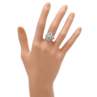 ハリーウィンストン Harry Winston ミニループ フルモチーフ リング FRDPRP1ML4C-050 プラチナシルバー Pt950 ダイヤモンド リング 指輪 33石 ダイヤモンド 8.5号