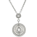 ブルガリ BVLGARI アストラーレ チェルキ ホワイトゴールド K18WG ダイヤモンド ネックレス BVLGARI Au750 パヴェダイヤ サークルモチーフ