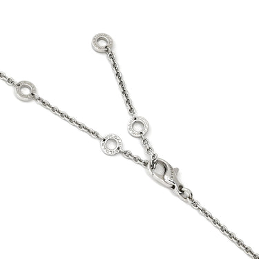 ブルガリ BVLGARI アストラーレ チェルキ ホワイトゴールド K18WG ダイヤモンド ネックレス BVLGARI Au750 パヴェダイヤ サークルモチーフ