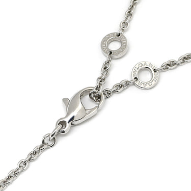 ブルガリ BVLGARI アストラーレ チェルキ ホワイトゴールド K18WG ダイヤモンド ネックレス BVLGARI Au750 パヴェダイヤ サークルモチーフ