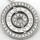 ブルガリ BVLGARI アストラーレ チェルキ ホワイトゴールド K18WG ダイヤモンド ネックレス BVLGARI Au750 パヴェダイヤ サークルモチーフ