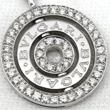 ブルガリ BVLGARI アストラーレ チェルキ ホワイトゴールド K18WG ダイヤモンド ネックレス BVLGARI Au750 パヴェダイヤ サークルモチーフ