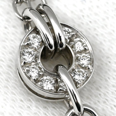 ブルガリ BVLGARI アストラーレ チェルキ ホワイトゴールド K18WG ダイヤモンド ネックレス BVLGARI Au750 パヴェダイヤ サークルモチーフ