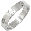 カルティエ Cartier LOVE ミニラブリング B4049650 ホワイトゴールド K18WG #50(JP10) リング 指輪 K18 18K WG スモールモデル 10号