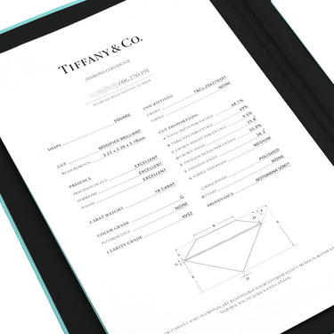 ティファニー Tiffany & Co ソリティア プリンセスカット ダイヤモンド エンゲージメント プラチナシルバー Pt950 ダイヤモンド リング 指輪 T&Co. Pt950 8号