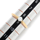 ティファニー Tiffany & Co ソリティア ダイヤモンド ピンクゴールド K18PG Pt950 ダイヤモンド リング 指輪 T＆Co. K18PG×Pt950 1P 1石 立爪 0.19ct エンゲージ 9号