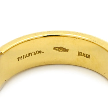 ティファニー Tiffany & Co シグネチャー ルビー サファイア イエローゴールドXホワイトゴールド K18YG K18WG ルビー サファイア リング 指輪 750 18K YG WG 7号