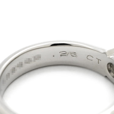ティファニー Tiffany & Co ソリティア ダイヤリング 0.26ct プラチナシルバー Pt950 ダイヤモンド リング 指輪 T＆Co. 一粒 1P プラチナ 11号