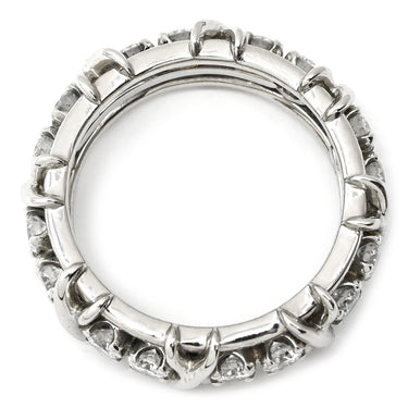 ティファニー Tiffany & Co ジャン シュランバージェ ダイヤ プラチナシルバー Pt950 ダイヤモンド リング 指輪 プラチナ 16石 16Pダイヤ 14号