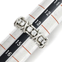 ティファニー Tiffany & Co ジャン シュランバージェ ダイヤ プラチナシルバー Pt950 ダイヤモンド リング 指輪 プラチナ 16石 16Pダイヤ 14号