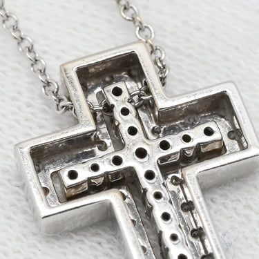 ダミアーニ DAMIANI ベルエポック XXS 20083507 ホワイトゴールド K18WG ダイヤモンド ネックレス 750 18金 YG クロス 十字架 ペンダント ダイヤ