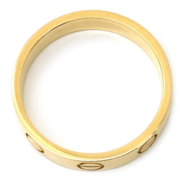 カルティエ Cartier スモールモデル B4085000 イエローゴールド K18YG #48 リング 指輪 LOVE Ring Au750 18K ミニラブリング 8号