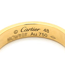 カルティエ Cartier スモールモデル B4085000 イエローゴールド K18YG #48 リング 指輪 LOVE Ring Au750 18K ミニラブリング 8号
