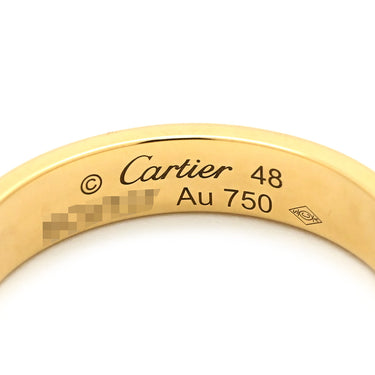 カルティエ Cartier スモールモデル B4085000 イエローゴールド K18YG #48 リング 指輪 LOVE Ring Au750 18K ミニラブリング 8号