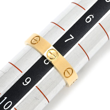 カルティエ Cartier スモールモデル B4085000 イエローゴールド K18YG #48 リング 指輪 LOVE Ring Au750 18K ミニラブリング 8号