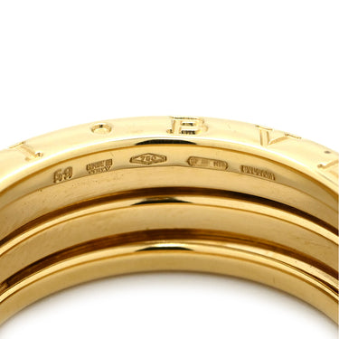 ブルガリ BVLGARI ビーゼロワン B-zero1 2バンドリング イエローゴールド K18YG #59(JP19) リング 指輪 750 18金 17.5号
