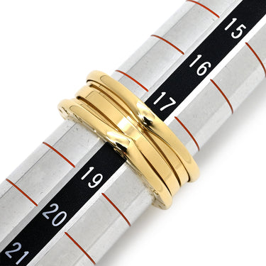 ブルガリ BVLGARI ビーゼロワン B-zero1 2バンドリング イエローゴールド K18YG #59(JP19) リング 指輪 750 18金 17.5号