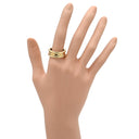 ブルガリ BVLGARI ビーゼロワン B-zero1 2バンドリング イエローゴールド K18YG #59(JP19) リング 指輪 750 18金 17.5号