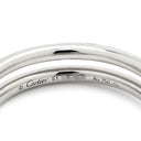 カルティエ Cartier ジュストアンクル ダブル ダイヤ ホワイトゴールド K18WG ダイヤモンド #51(JP11) リング 指輪 18K 750 WG 11号