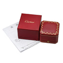 カルティエ Cartier ジュストアンクル ダブル ダイヤ ホワイトゴールド K18WG ダイヤモンド #51(JP11) リング 指輪 18K 750 WG 11号