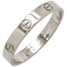 カルティエ Cartier ミニ ラブリング ホワイトゴールド K18WG #63 リング 指輪 LOVE Ring 750 22.5号