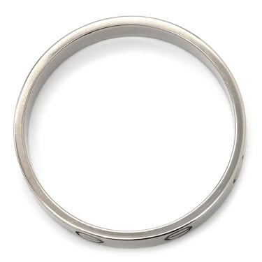カルティエ Cartier ミニ ラブリング ホワイトゴールド K18WG #63 リング 指輪 LOVE Ring 750 22.5号