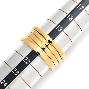 ブルガリ BVLGARI ビーゼロワン B-zero1 4バンドリング イエローゴールド K18YG #62(JP22) リング 指輪 Au750 YG 18K 18金 20.5号
