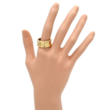 ブルガリ BVLGARI ビーゼロワン B-zero1 4バンドリング イエローゴールド K18YG #62(JP22) リング 指輪 Au750 YG 18K 18金 20.5号