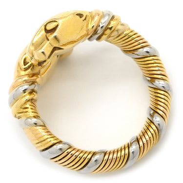 カルティエ Cartier クーガー イエローゴールド×ピンクゴールド×ホワイトゴールド K18YG K18PG K18WG #48 リング 指輪 パンサー ツイン Au750 18K 18金 3カラー 6.5号