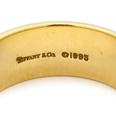 ティファニー Tiffany & Co アトラス イエローゴールド K18YG リング 指輪 T&Co. 750 YG イエローゴールド 18金 14号