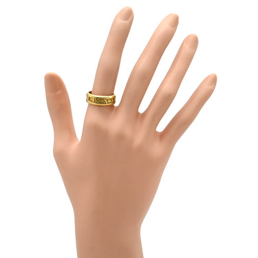 ティファニー Tiffany & Co アトラス イエローゴールド K18YG リング 指輪 T&Co. 750 YG イエローゴールド 18金 14号