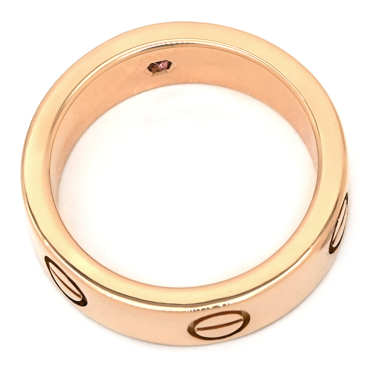 カルティエ Cartier ラブリング ピンクサファイア ピンクゴールド #54