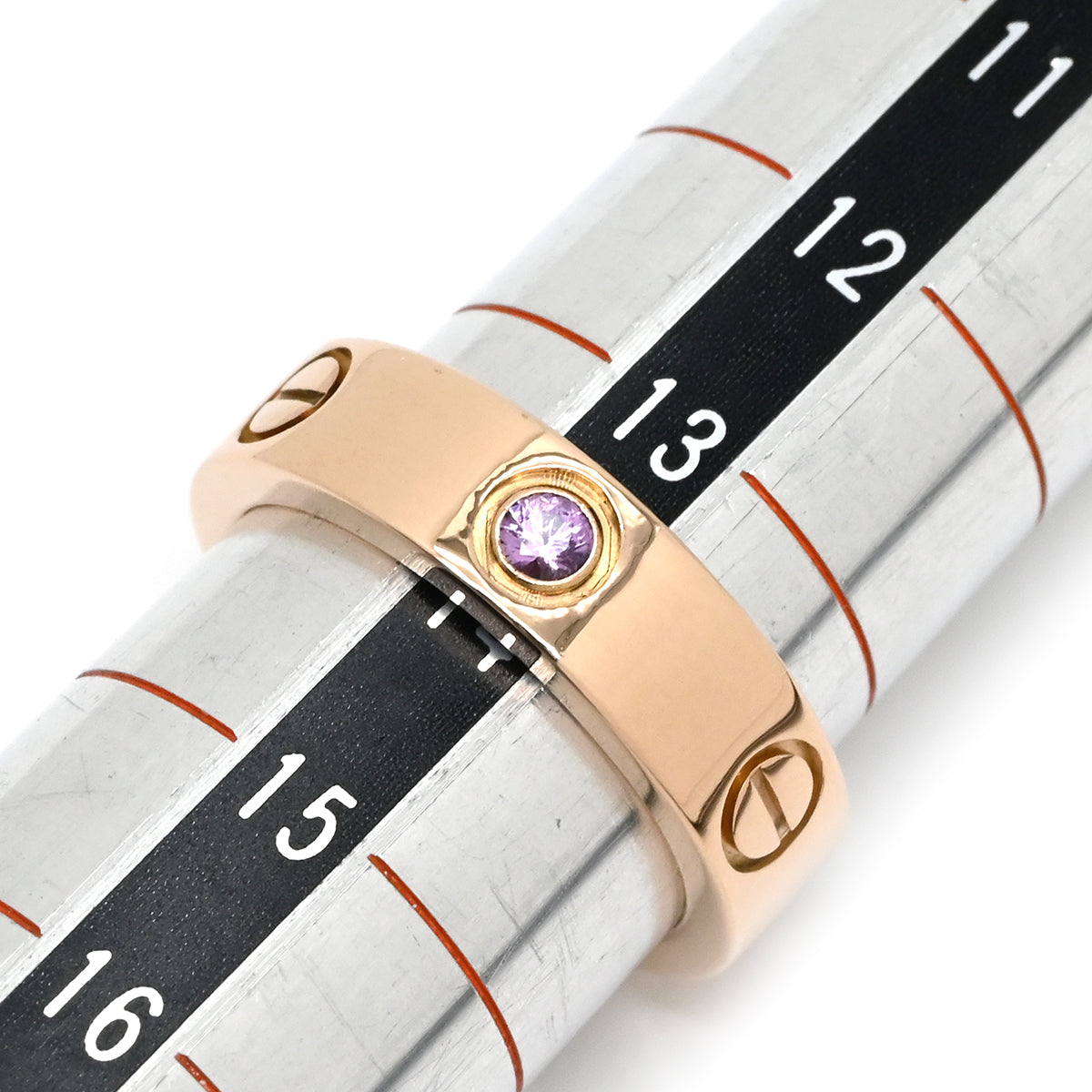 カルティエ Cartier ラブリング ピンクサファイア ピンクゴールド #54