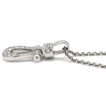フレッド FRED ミディアムモデル チェーンセット ホワイトゴールド K18WG ダイヤモンド ネックレス Au750 18K 18金 MM ダイヤ