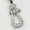 フレッド FRED ミディアムモデル チェーンセット ホワイトゴールド K18WG ダイヤモンド ネックレス Au750 18K 18金 MM ダイヤ