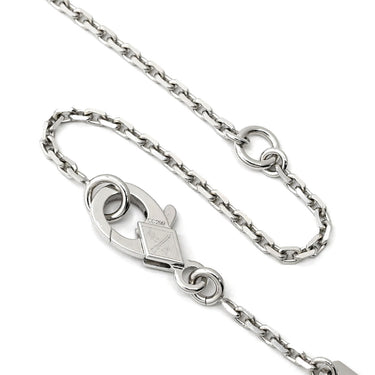 ヴァンクリーフアーペル Van Cleef & Arpels ヴィンテージ アルハンブラ ペンダント VCARF48700 パールホワイトXホワイトゴールド K18WG マザーオブパール ネックレス ホワイト シェル Au750 K18WG 18K
