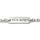 ヴァンクリーフアーペル Van Cleef & Arpels ヴィンテージ アルハンブラ ペンダント VCARF48700 パールホワイトXホワイトゴールド K18WG マザーオブパール ネックレス ホワイト シェル Au750 K18WG 18K