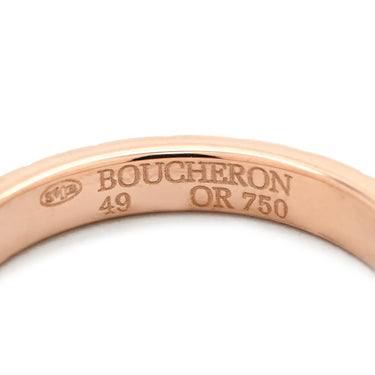 ブシュロン BOUCHERON キャトル クル ド パリ ミディアム JAL00108 ピンクゴールド K18PG #49 リング 指輪 K18PG Au750 18K 18金 9号