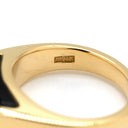 ブルガリ BVLGARI トロンケット イエローゴールド×ブラック K18YG オニキス チャーム 黒 Au750 18K 18金 オニキス キーホルダー リングモチーフ